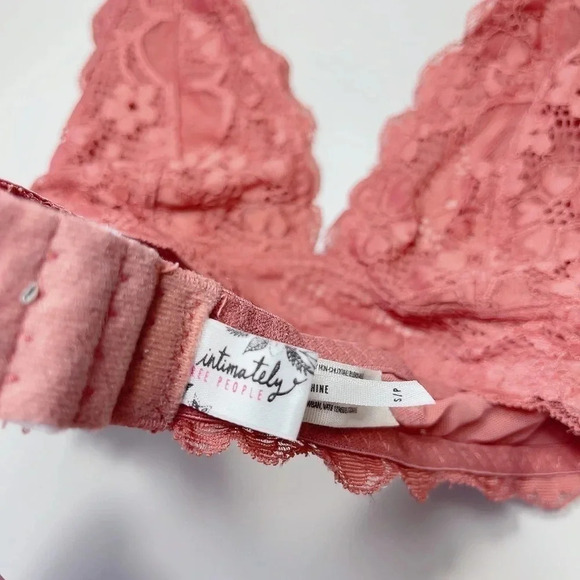 FREE PEOPLE  INTIMATELY LACE HALTER BRALETTE - Picture 7 of 9